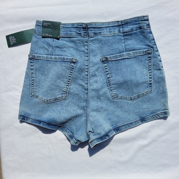 WOMEN'S Highest Rise Jean Shorts - Picture 2 of 4